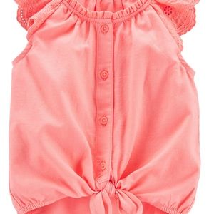 Tie-Hem Ruffle Top ❤️✨